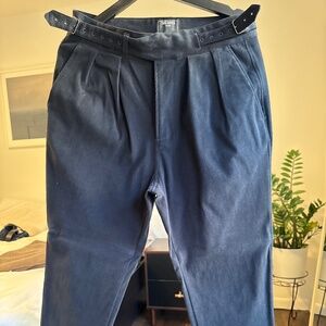 Todd Snyder Navy Dress Pants
